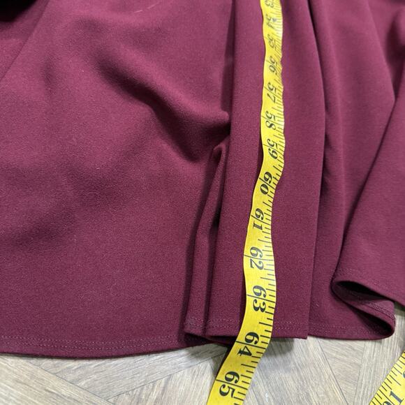 Katie May Lucy Gown Dress Square Neck Burgundy Women’s Size 12 - Picture 9 of 12